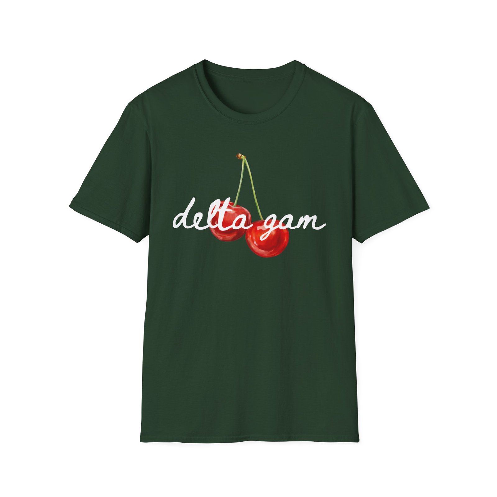 Delta Gamma Cherry Unisex Softstyle T-Shirt