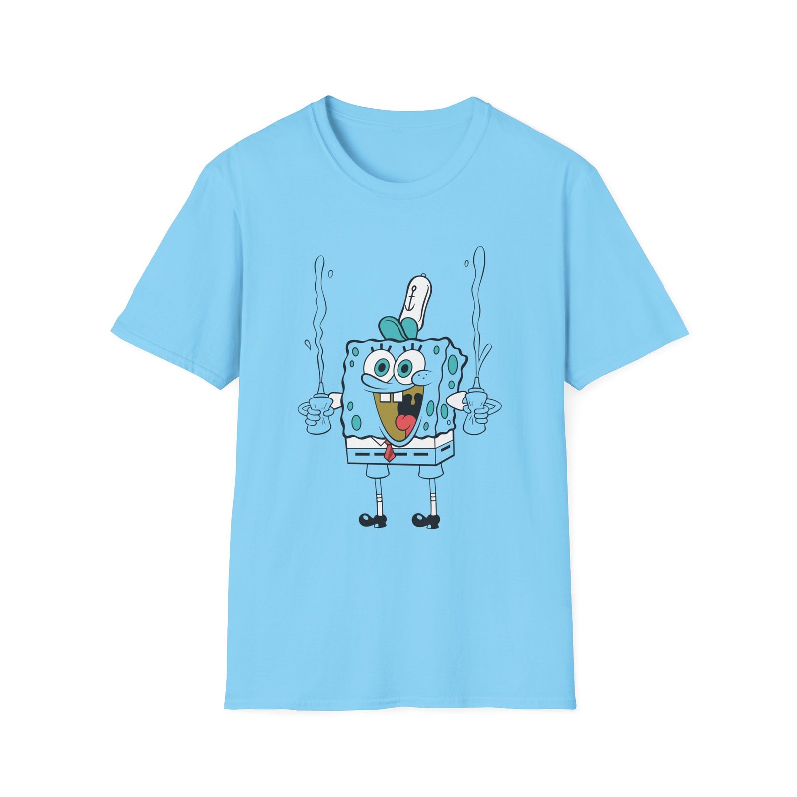 Spongebob Mustard Unisex Softstyle T-Shirt