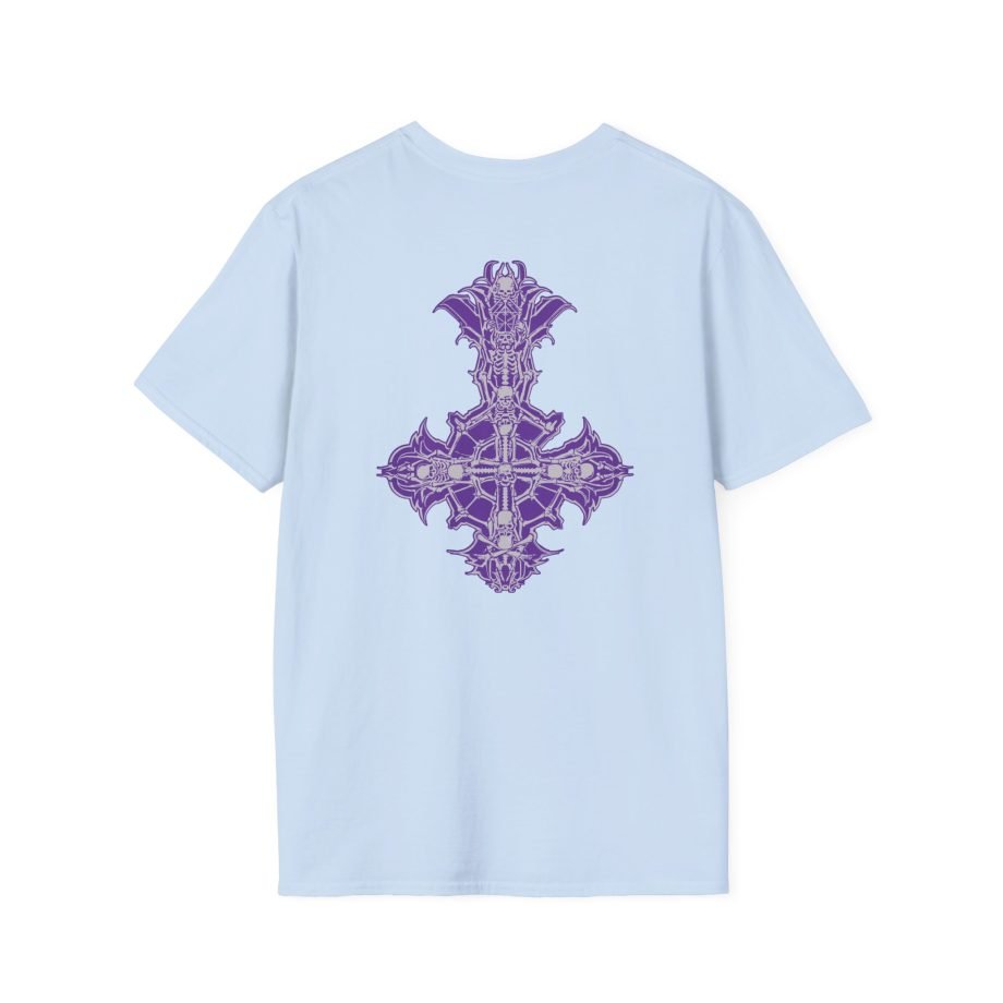 Ghost Band Chrome Purple Skeletá Unisex Softstyle T-Shirt