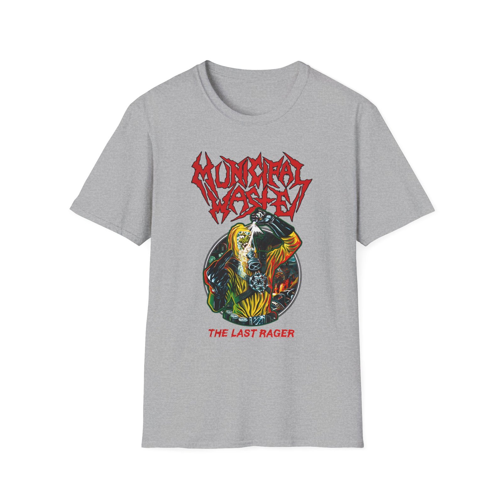 Municipal Waste the Last Rager Unisex Softstyle T-Shirt