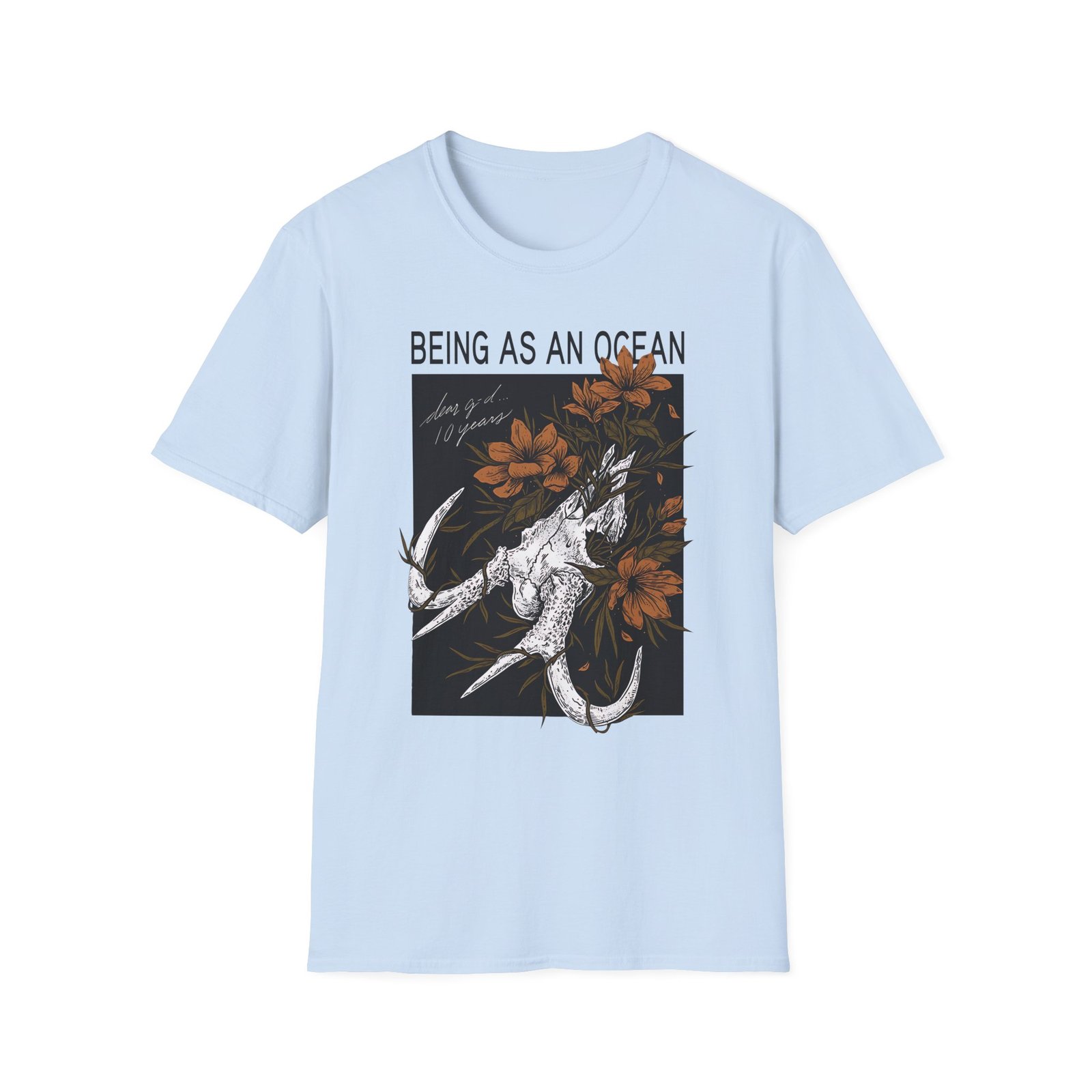 Being as an Ocean Deer Skull Unisex Softstyle T-Shirt
