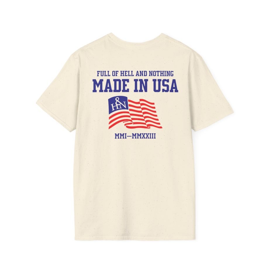 Full of Hell and Nothing Made In USA Unisex Softstyle T-Shirt