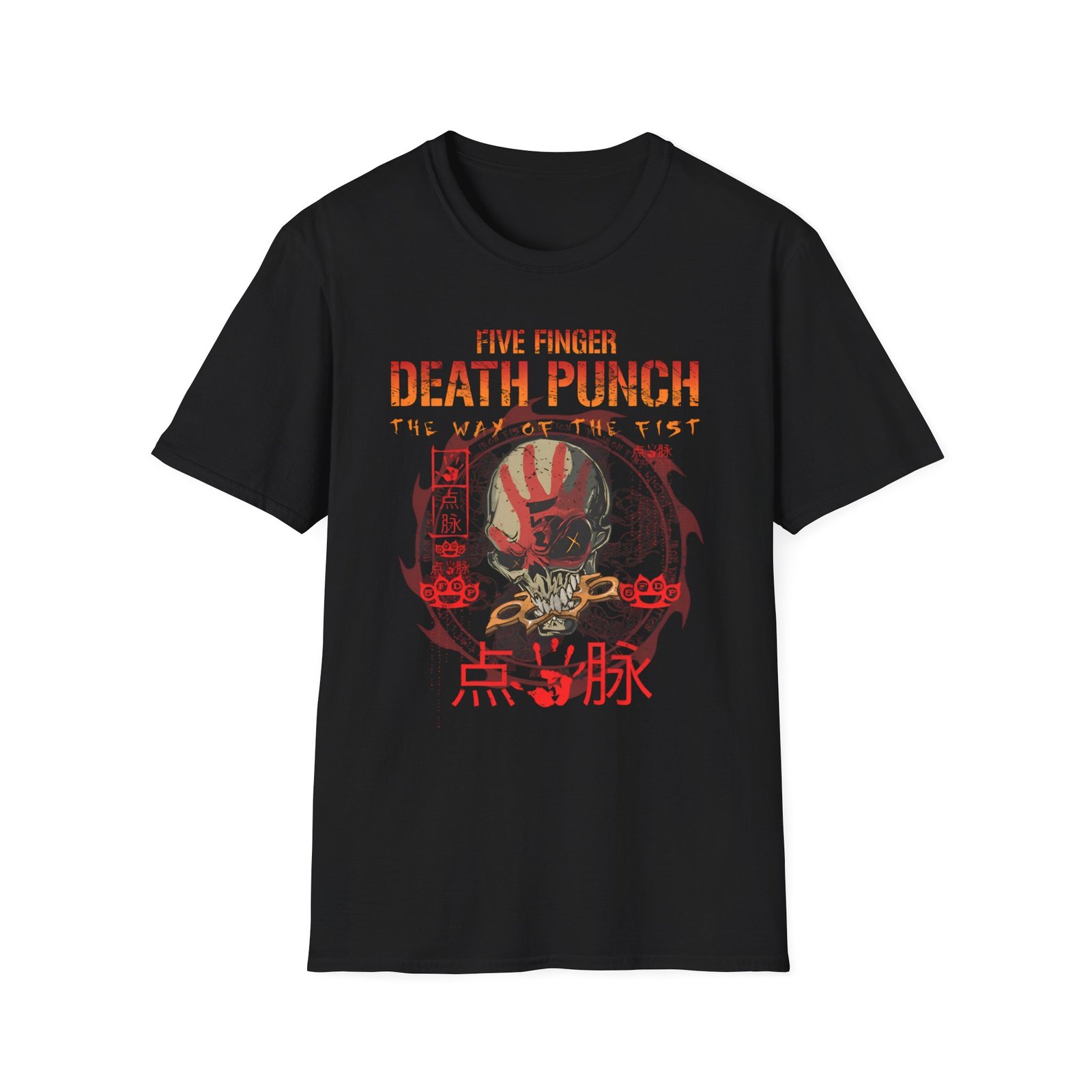 Five Finger Death Punch the Way of the Fist Anniversary Unisex Softstyle T-Shirt