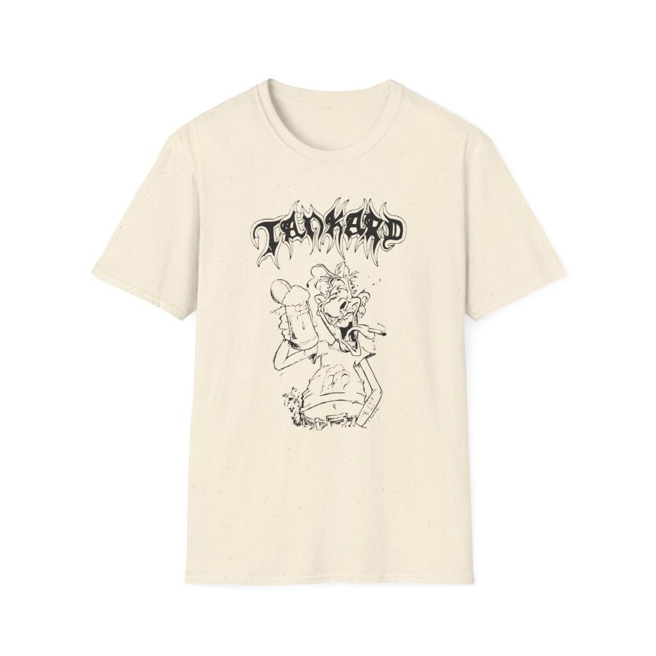 Tankard Freibier Für Alle , Sonst Gibts Krawalle Unisex Softstyle T-Shirt