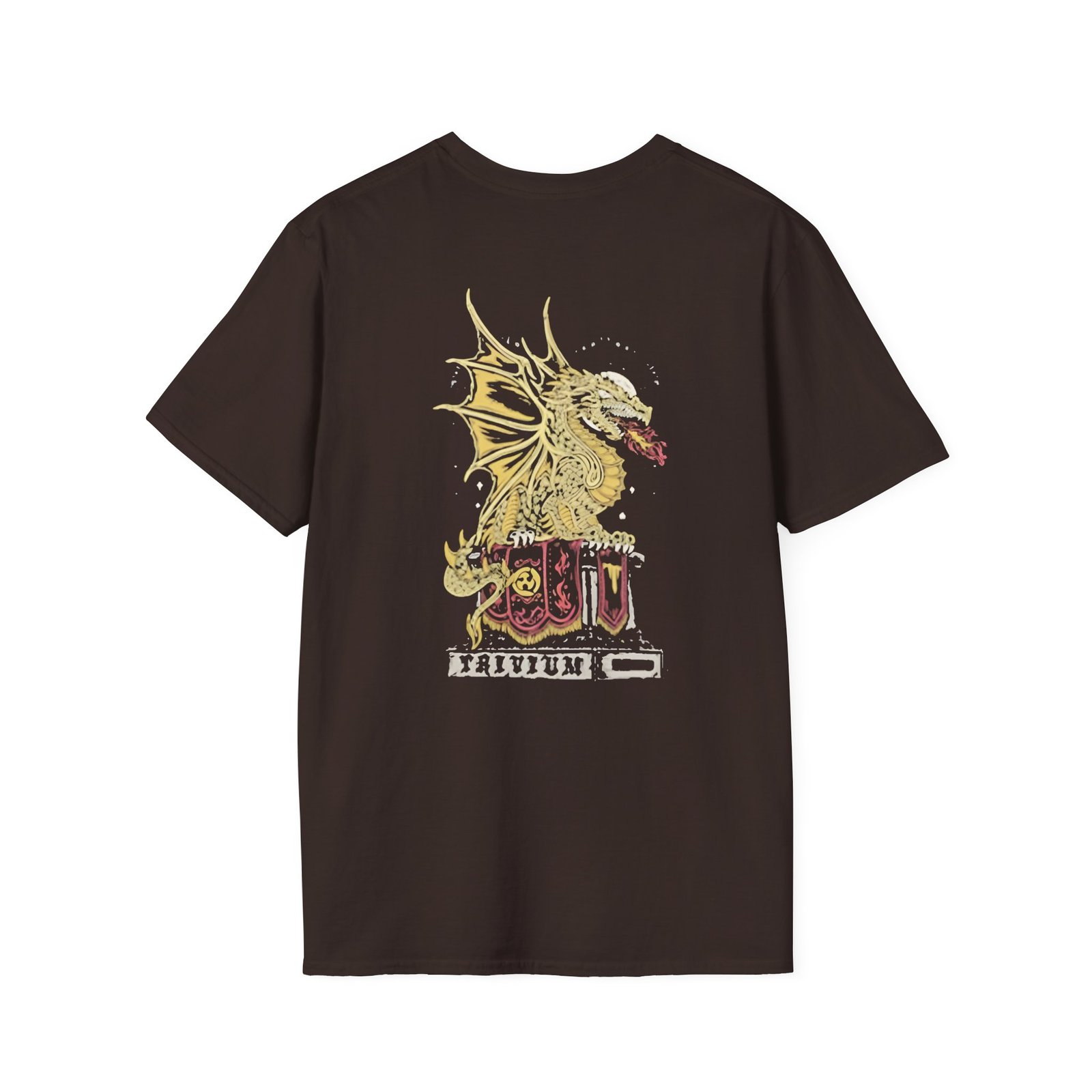 Trivium Big Dragon Unisex Softstyle T-Shirt