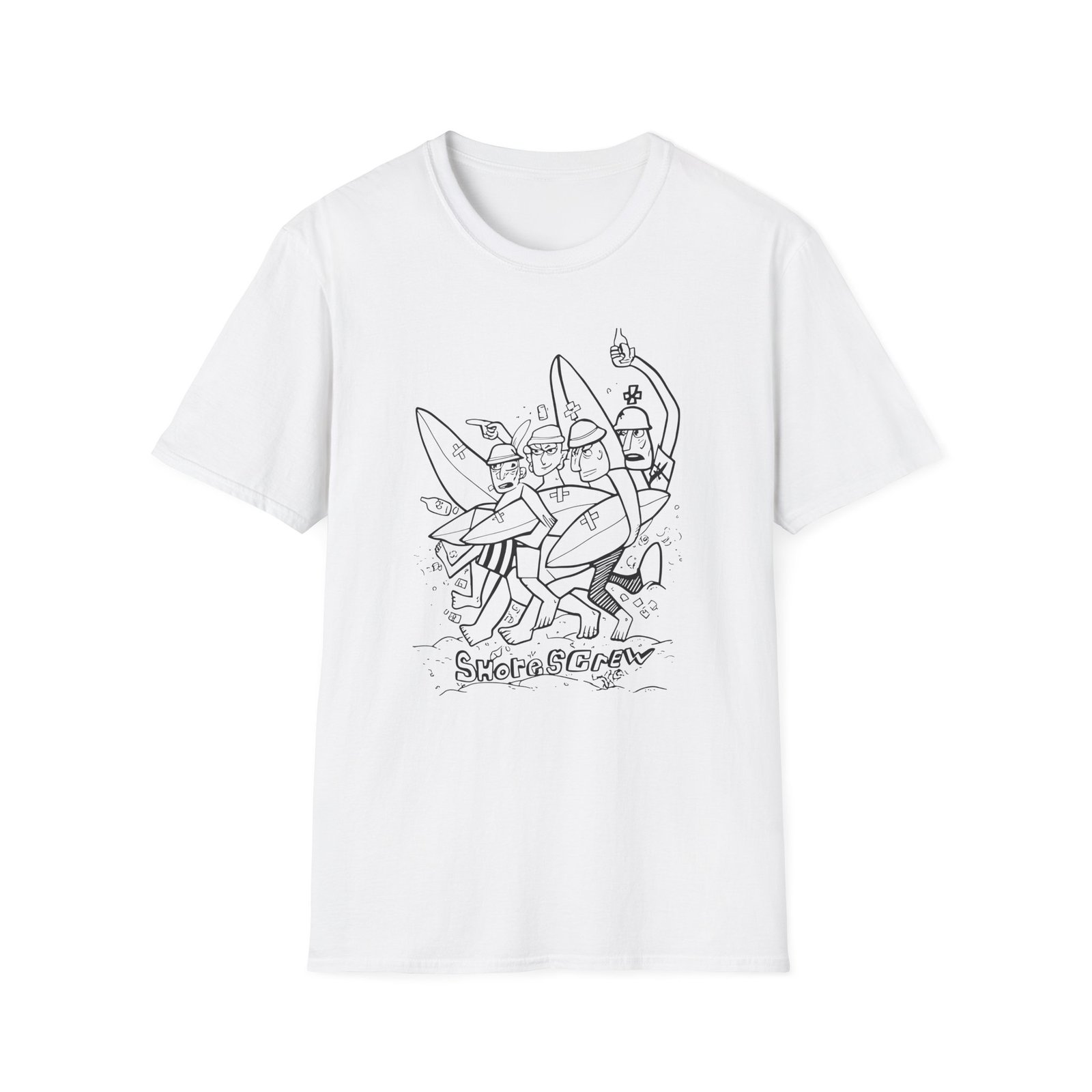 Surf Gang Unisex Softstyle T-Shirt,