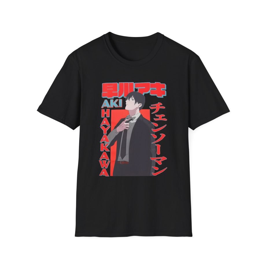 Chainsaw Man Aki Name Unisex Softstyle T-Shirt