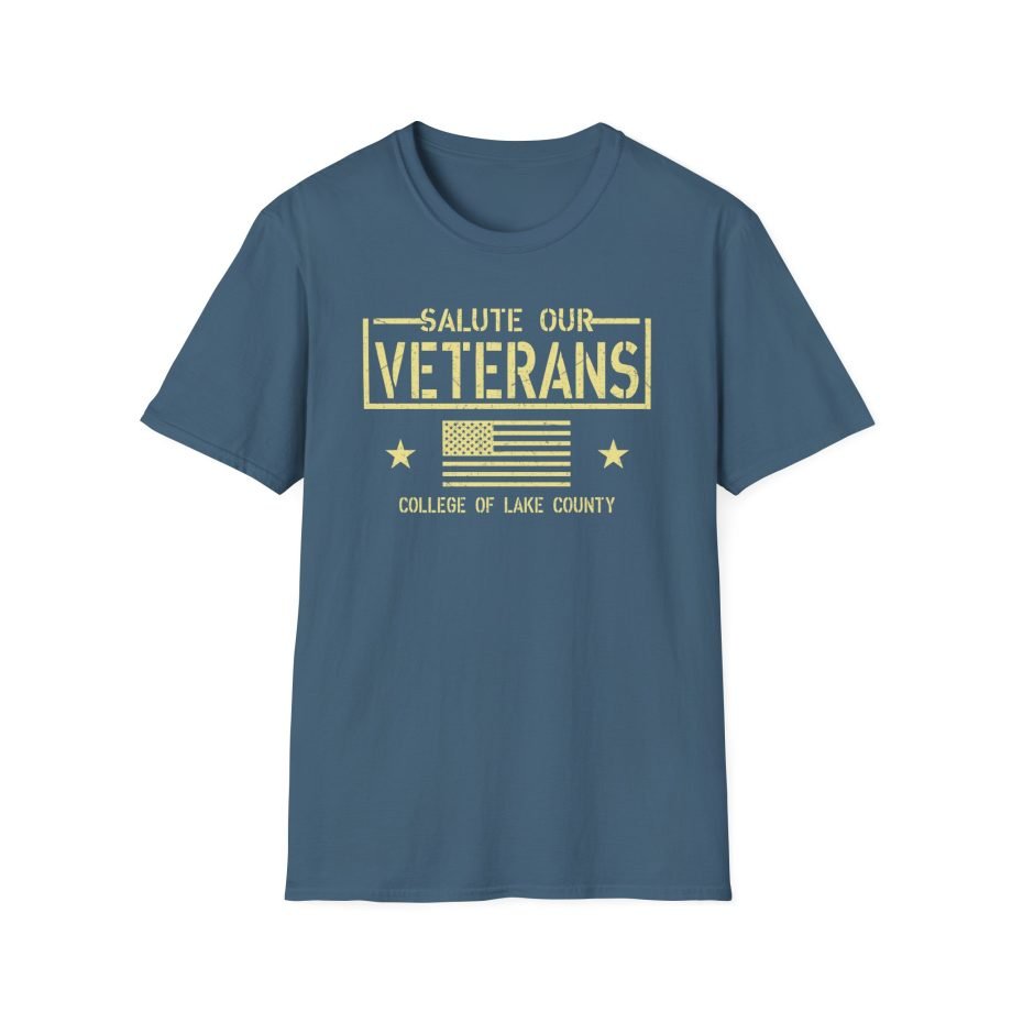 College Lake County Salute Our Veterans Unisex Softstyle T-Shirt