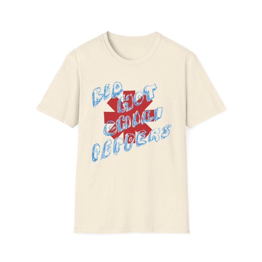 Red Hot Chili Peppers Scribbled Logo Unisex Softstyle T-Shirt