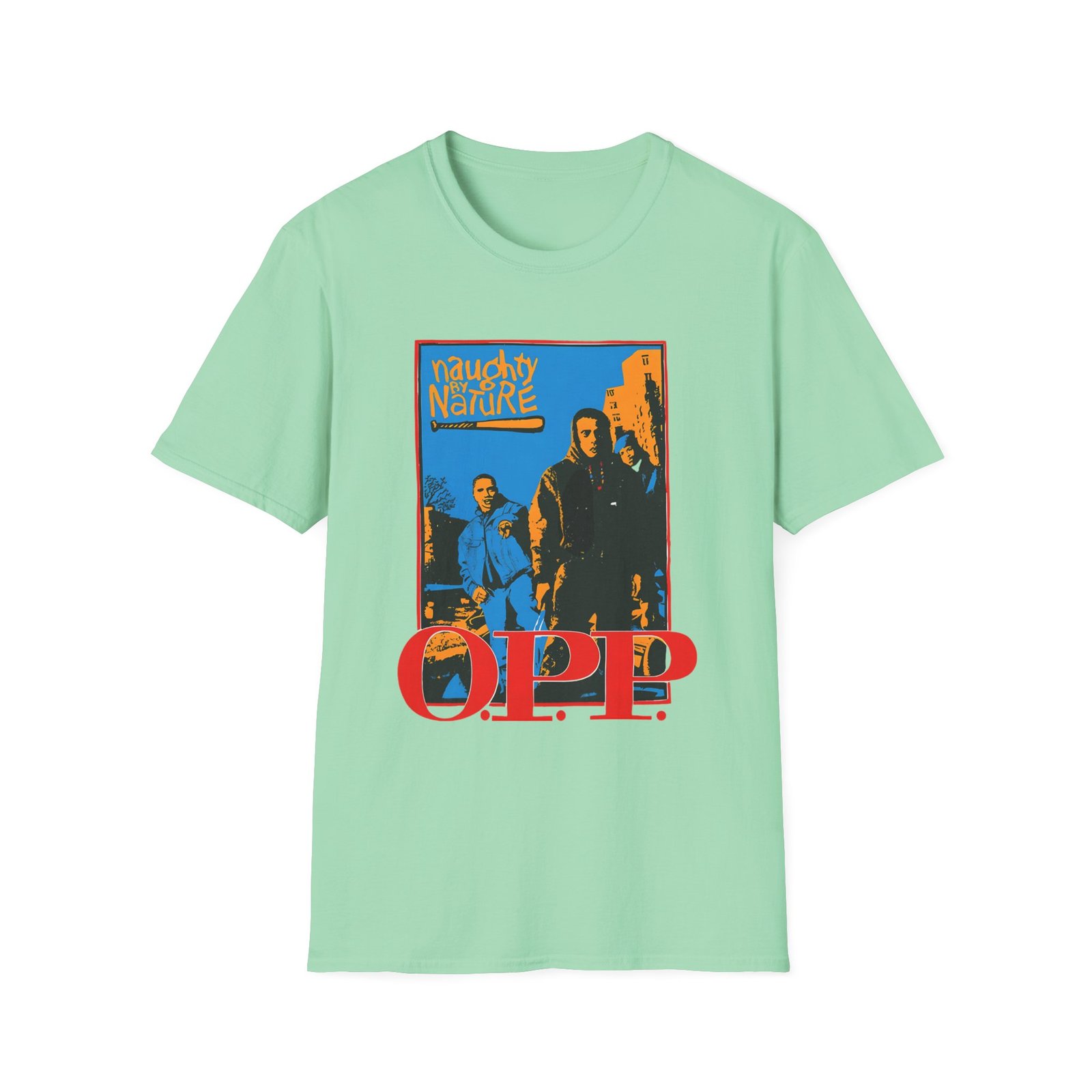Naughty by Nature Vintage O.P.P. Unisex Softstyle T-Shirt