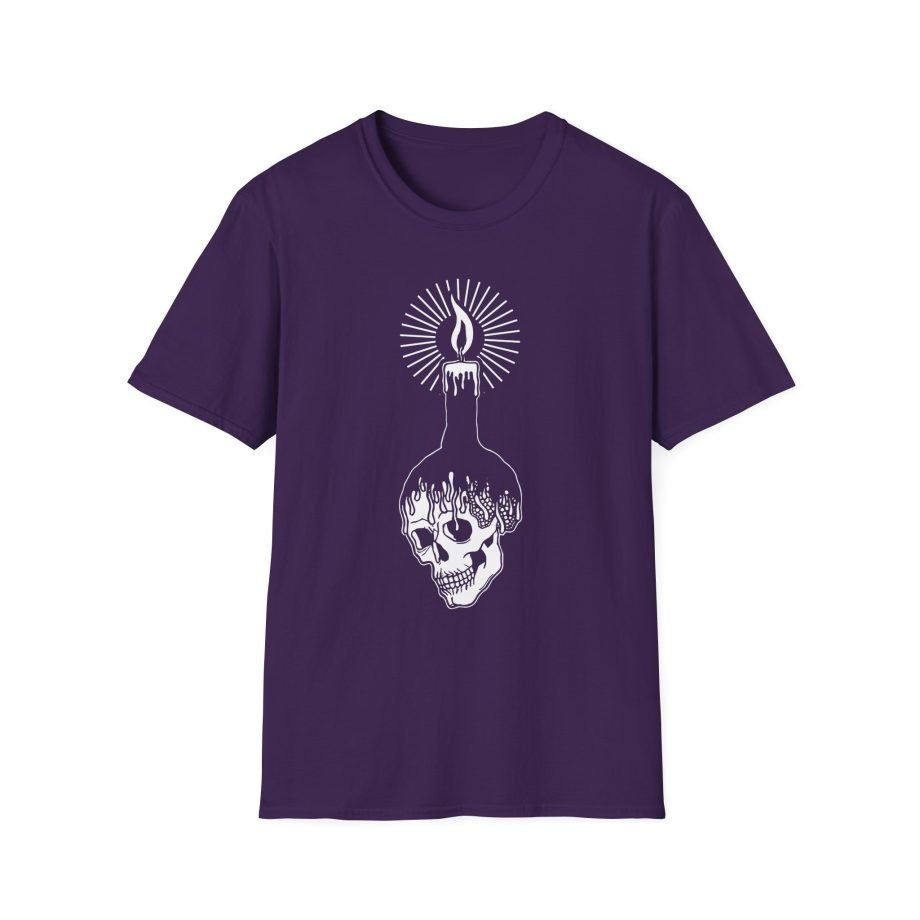 Mastodon Skull Candle Unisex Softstyle T-Shirt