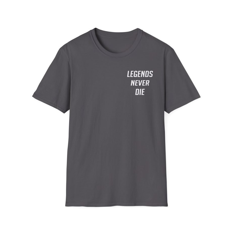 Teeqo Legends Never Die Unisex Softstyle T-Shirt