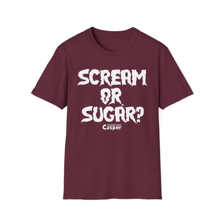 Casper the Friendly Ghost Scream or Sugar Unisex Softstyle T-Shirt