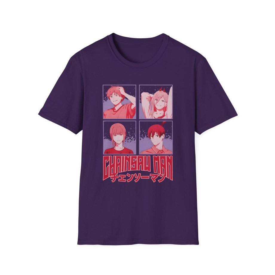 Chainsaw Man Tonal Group Unisex Softstyle T-Shirt