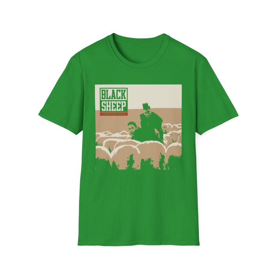 Black Sheep wolf Unisex Softstyle T-Shirt