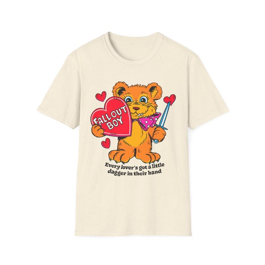 Fall Out Boy Dagger Teddy Unisex Softstyle T-Shirt