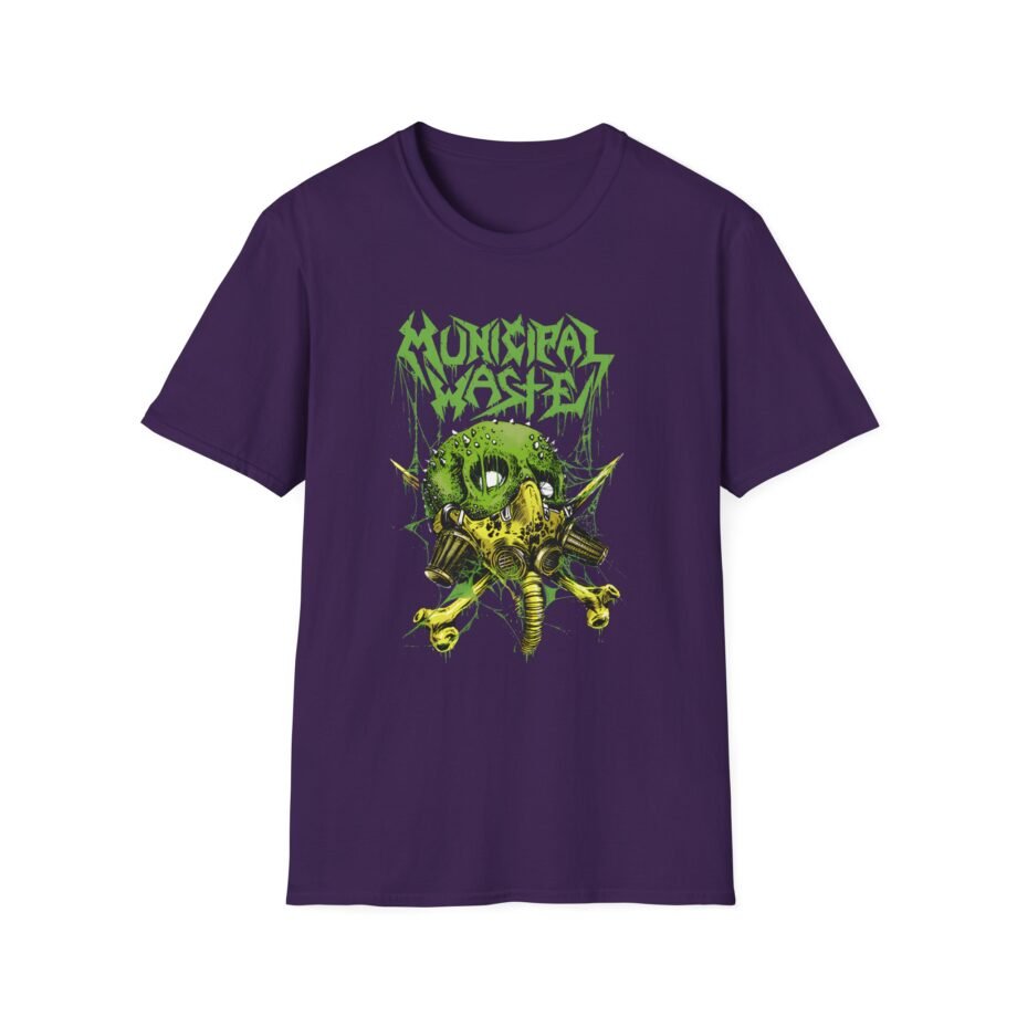 Municipal Waste Gasmask Zombie Unisex Softstyle T-Shirt