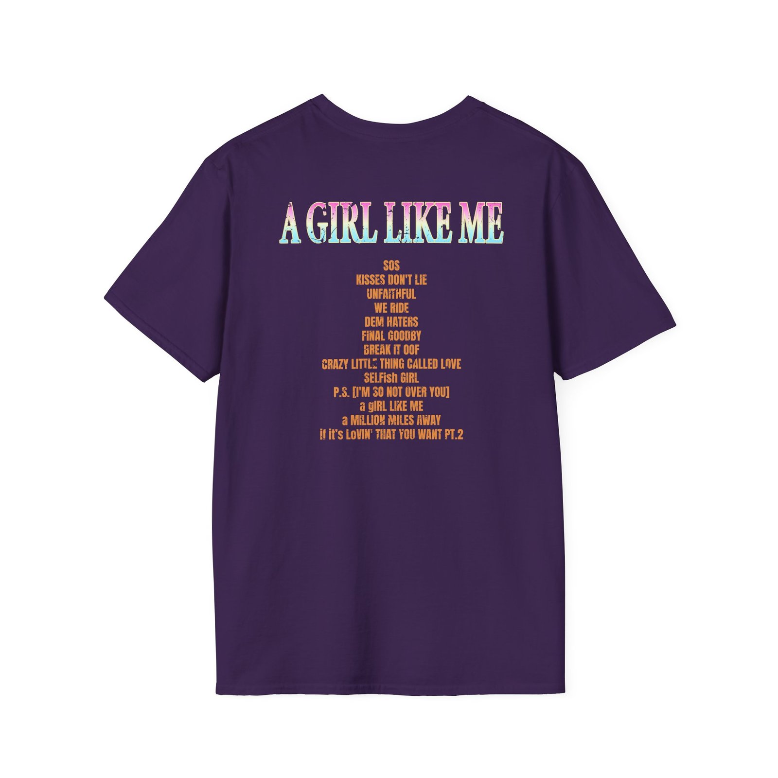 Rihanna A Girl Like Me Unisex Softstyle T-Shirt