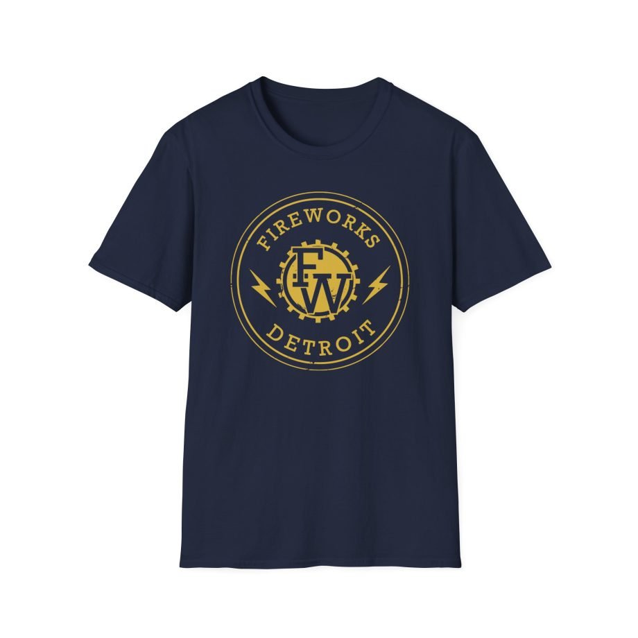 Fireworks Lightning Bolt Unisex Softstyle T-Shirt