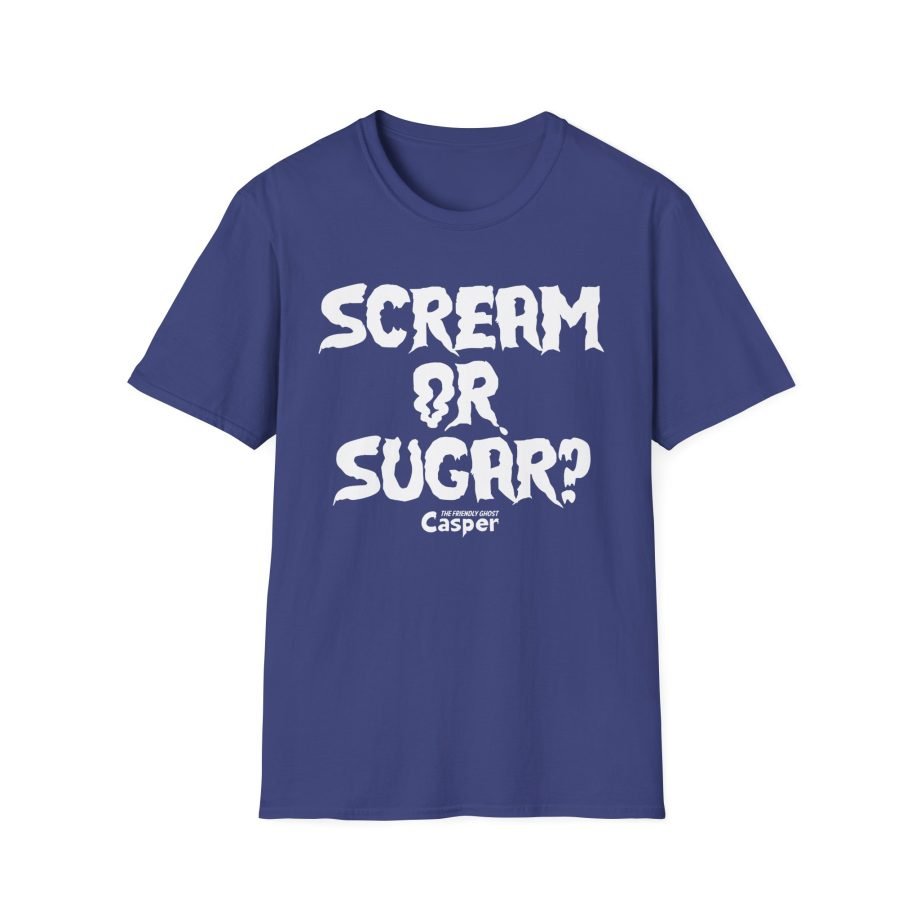 Casper the Friendly Ghost Scream or Sugar Unisex Softstyle T-Shirt