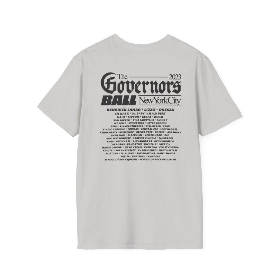 Gov Ball Liberty Skull Unisex Softstyle T-Shirt