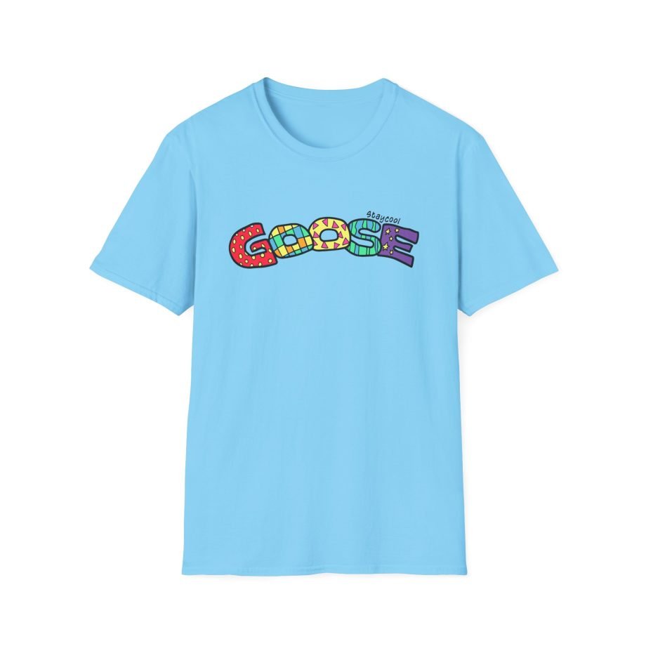 Goose x Staycool   Rainbow Unisex Softstyle T-Shirt