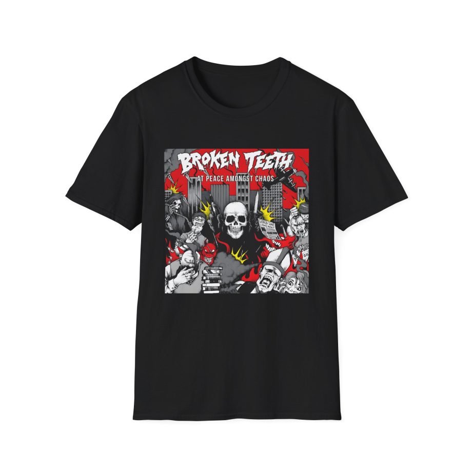 Broken Teeth at Peace Amongst Chaos Unisex Softstyle T-Shirt