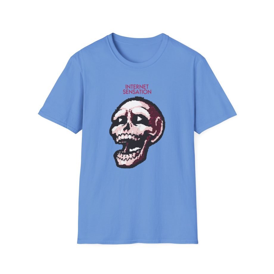 Imallexx Sequin Skull Internet Sensation Unisex Softstyle T-Shirt