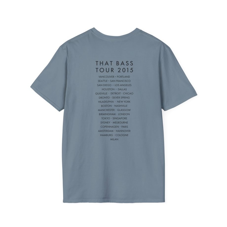 Meghan Trainor Title Pose Turquoise Unisex Softstyle T-Shirt