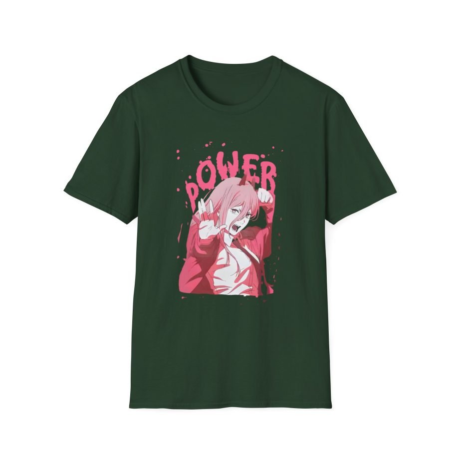 Chainsaw Man Power Splatter Unisex Softstyle T-Shirt