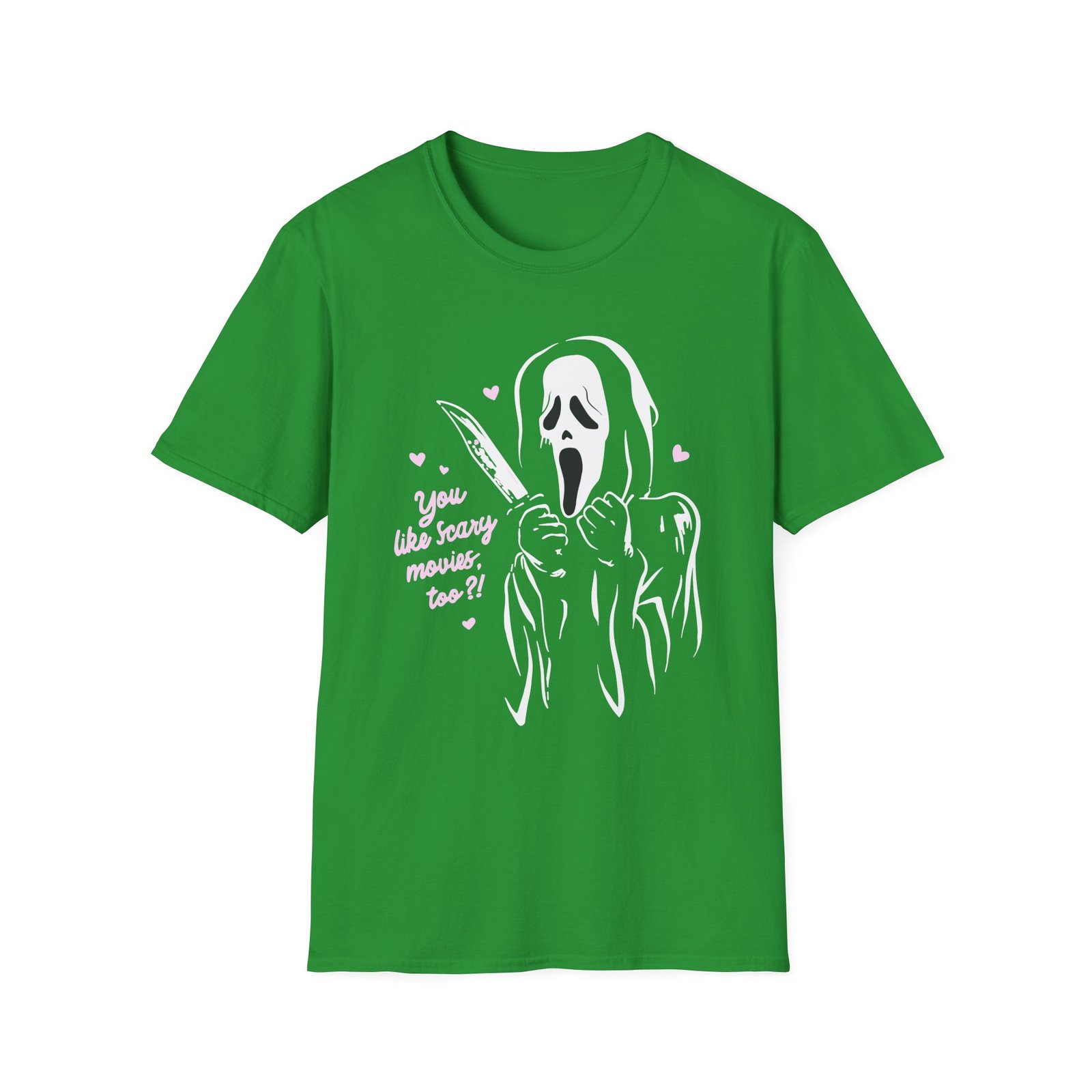 Ghostface You Like Scary Movies Too? Unisex Softstyle T-Shirt