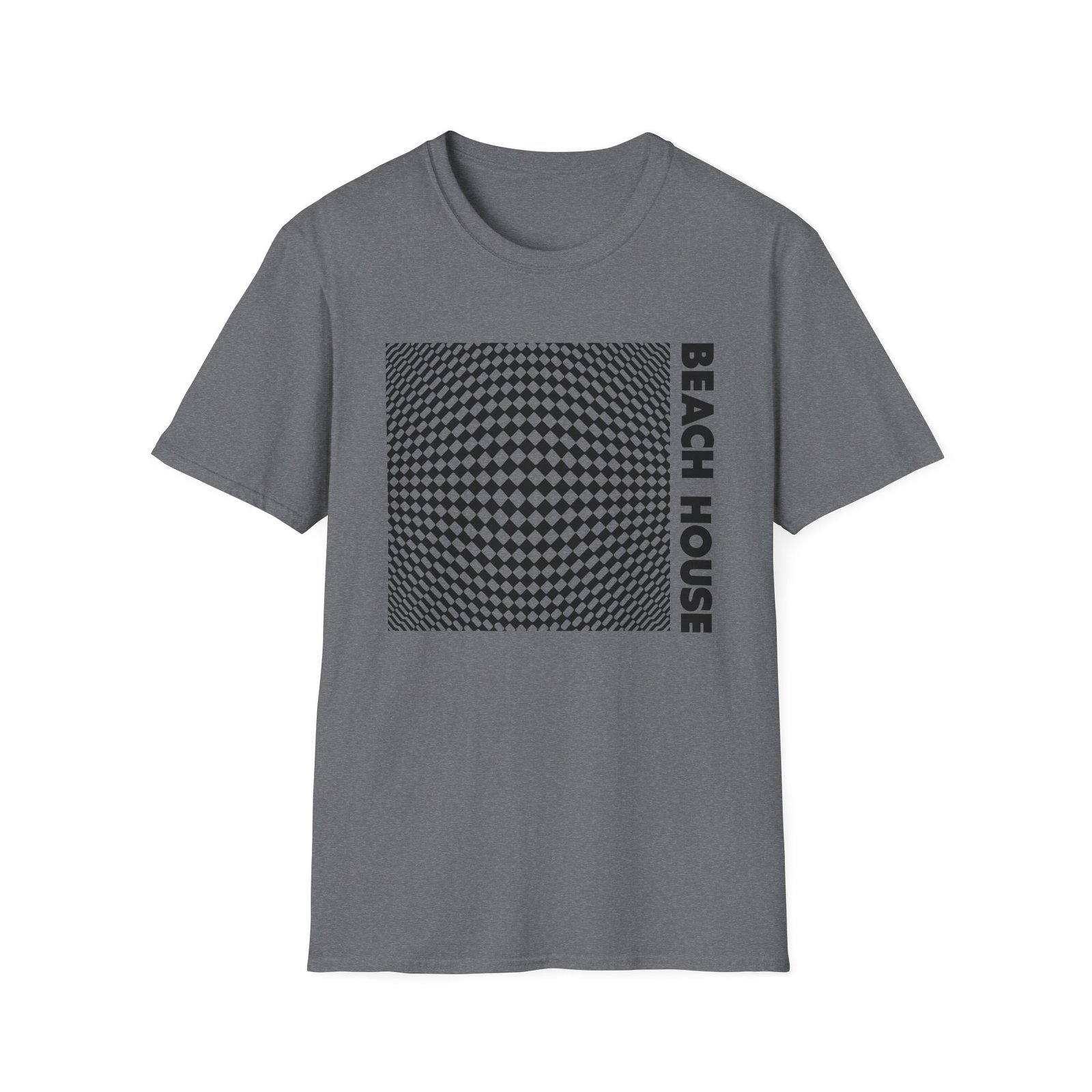 Beach House 7 Op Art Unisex Softstyle T-Shirt
