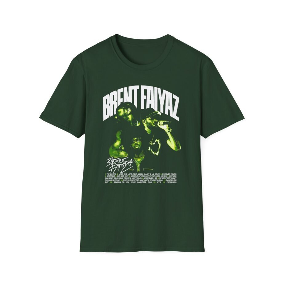 Brent Faiyaz Larger Than Life Album Unisex Softstyle T-Shirt