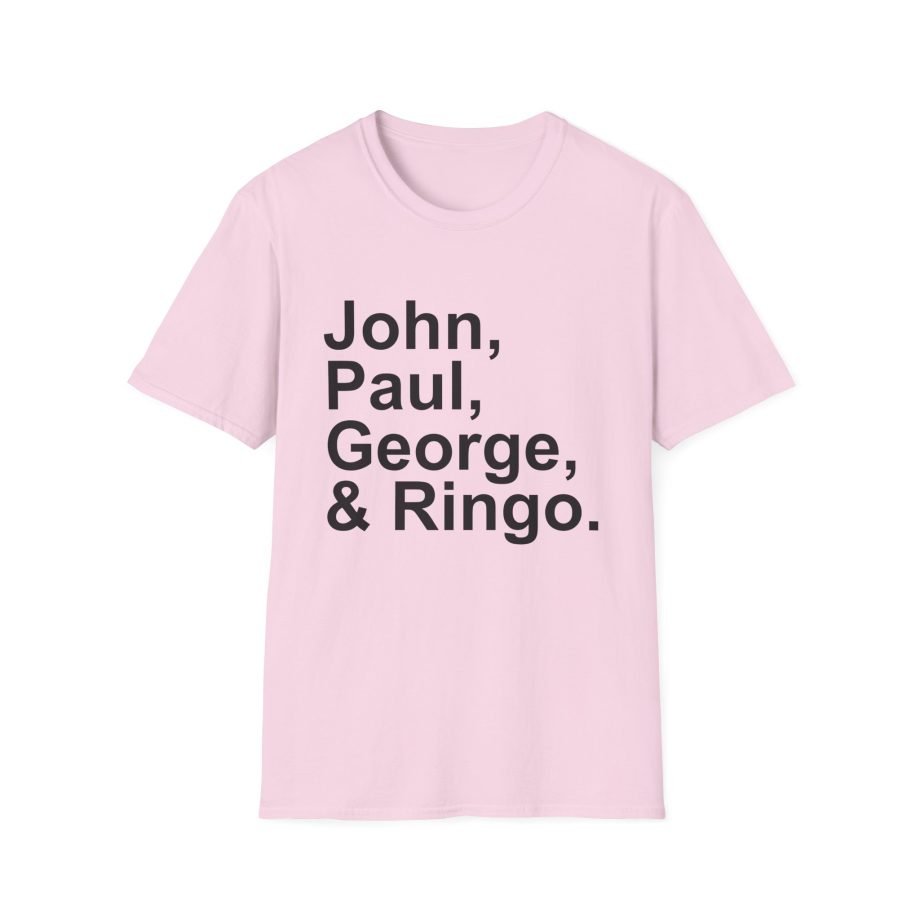 The Beatles John, Paul, George, Ringo Unisex Softstyle T-Shirt