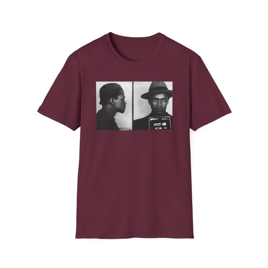 Malcolm X Mugshot Unisex Softstyle T-Shirt,