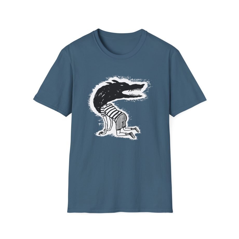 Fireworks Wolf Kid Unisex Softstyle T-Shirt