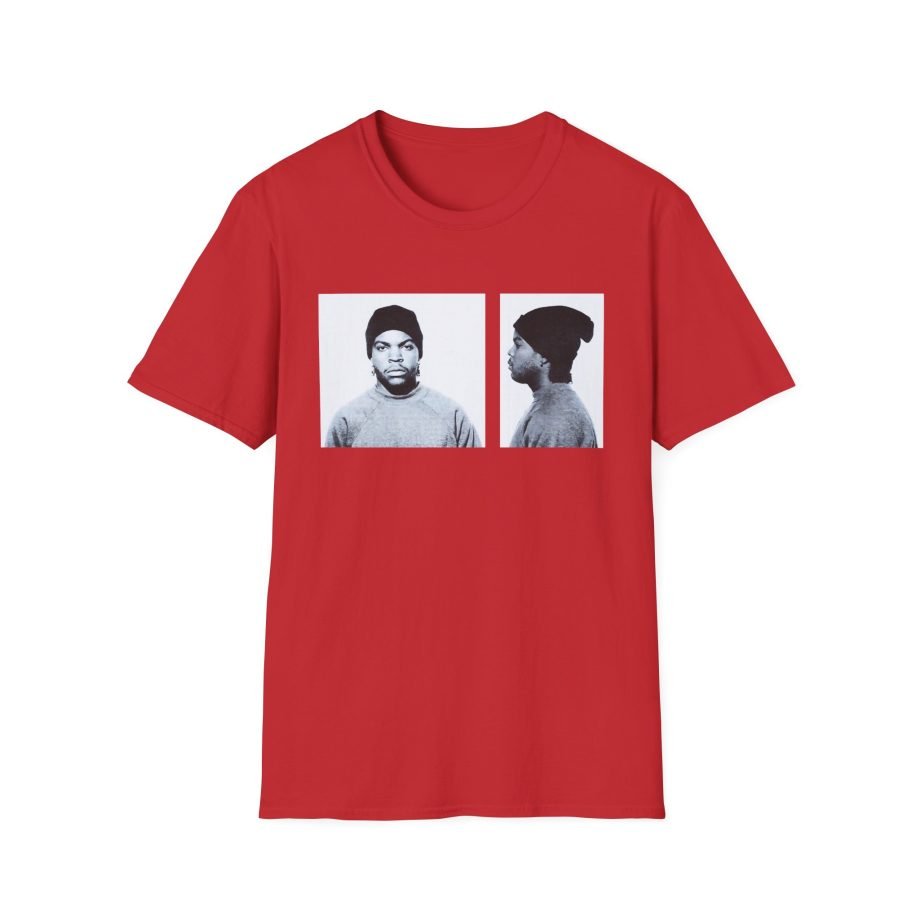 Ice Cube Mug Shot Unisex Softstyle T-Shirt