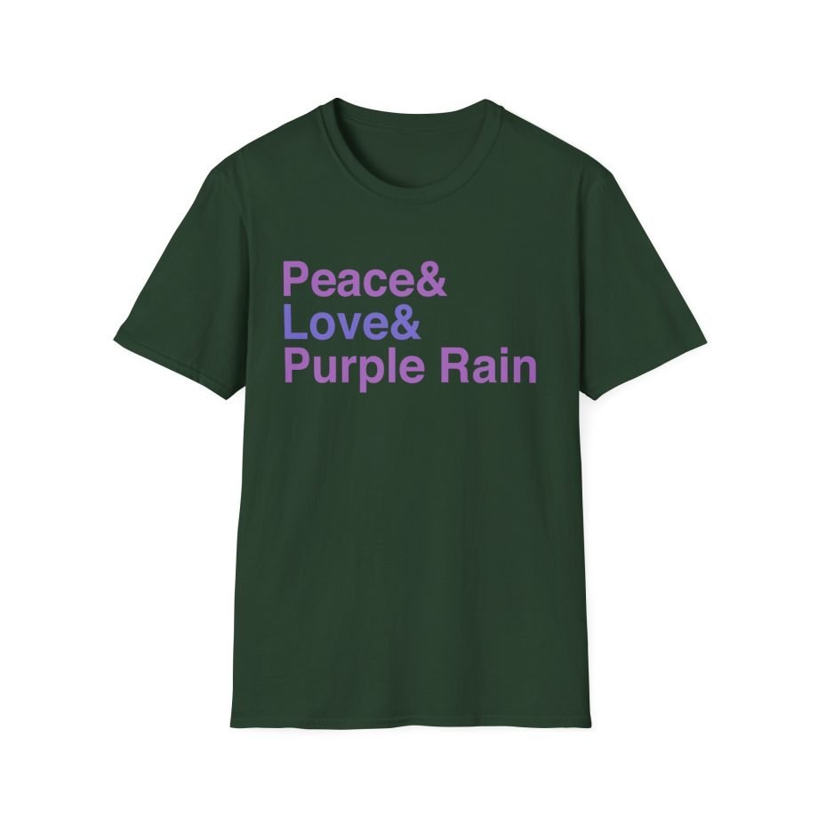 Prince & Love & Purple Rain Unisex Softstyle T-Shirt