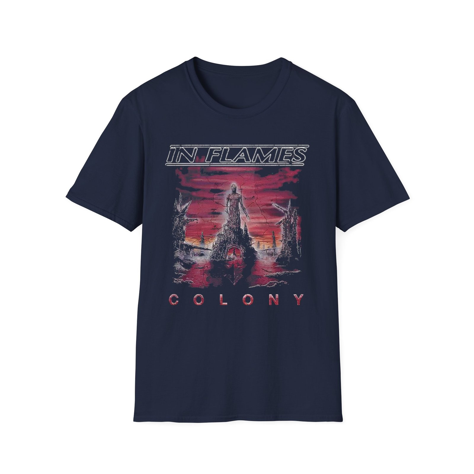 In Flames Colony Unisex Softstyle T-Shirt