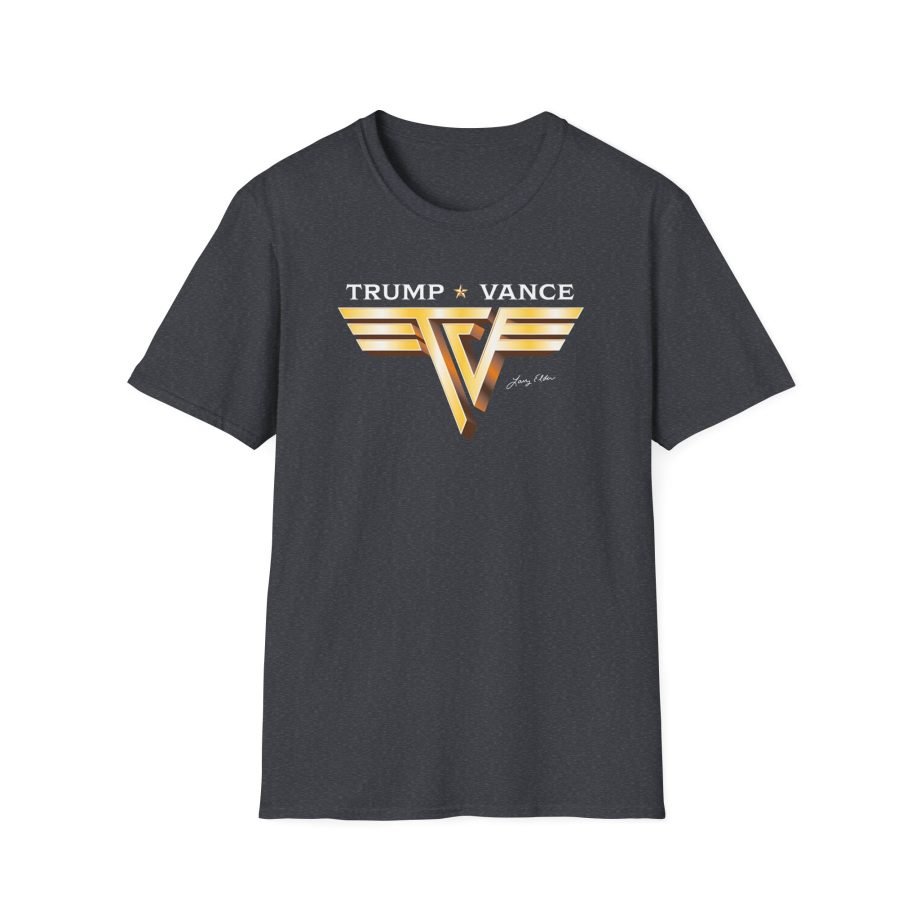 Larry Elder Trump Vance Vintage Band unisex softstyle t-shirt