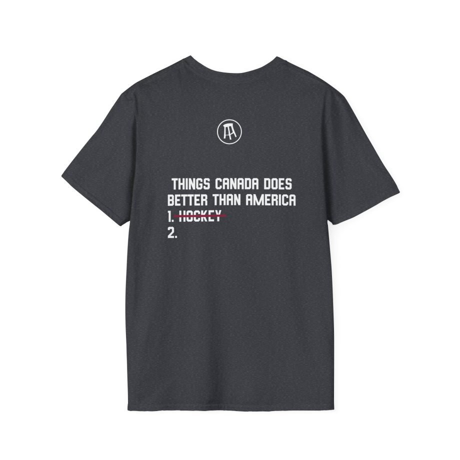 Spittin Chiclets Us Hockey Unisex Softstyle T-Shirt