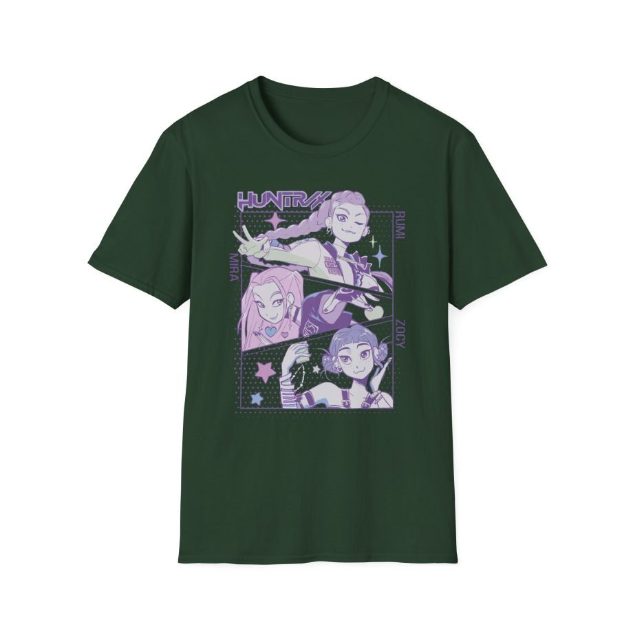 Kpop Demon Hunters Huntrix Unisex Softstyle T-Shirt
