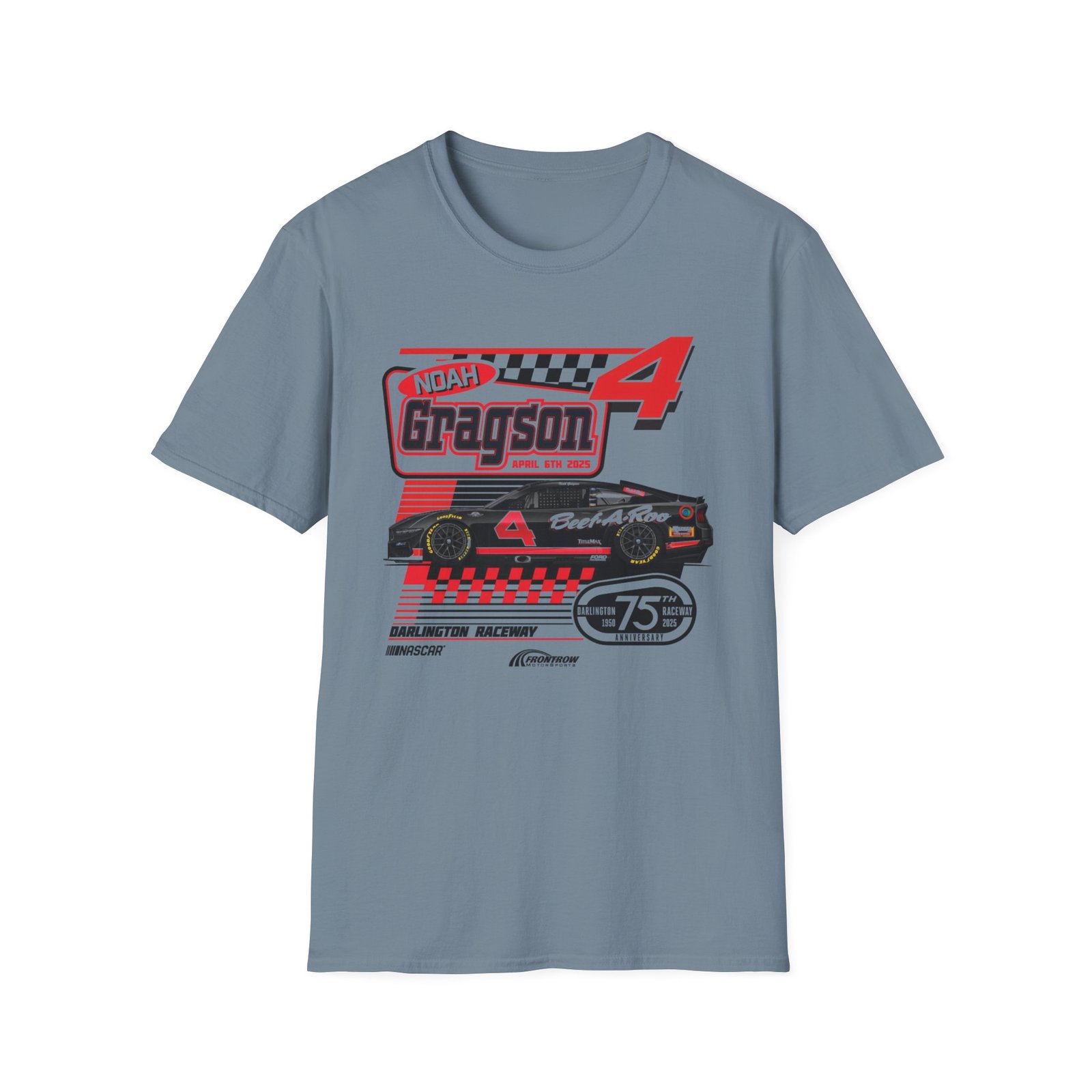 Noah Gragson Beef a Roo 1 Spot Darlington Unisex Softstyle T-Shirt