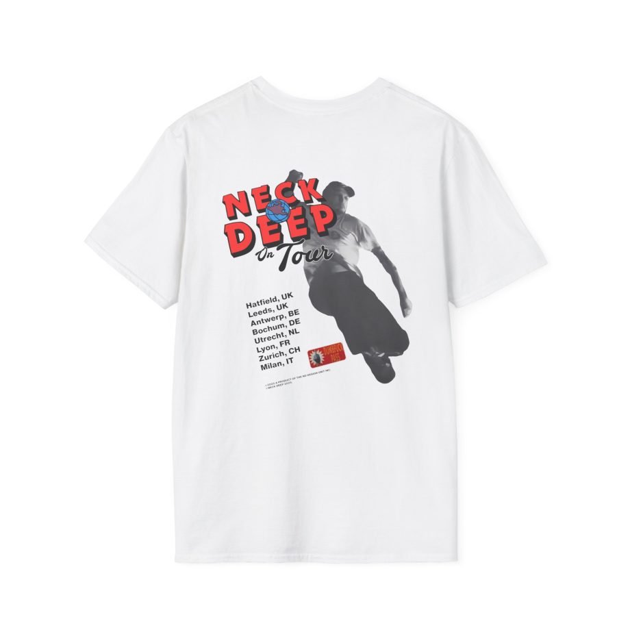 Neck Deep Slam Dunk 25 Tour Unisex Softstyle T-Shirt