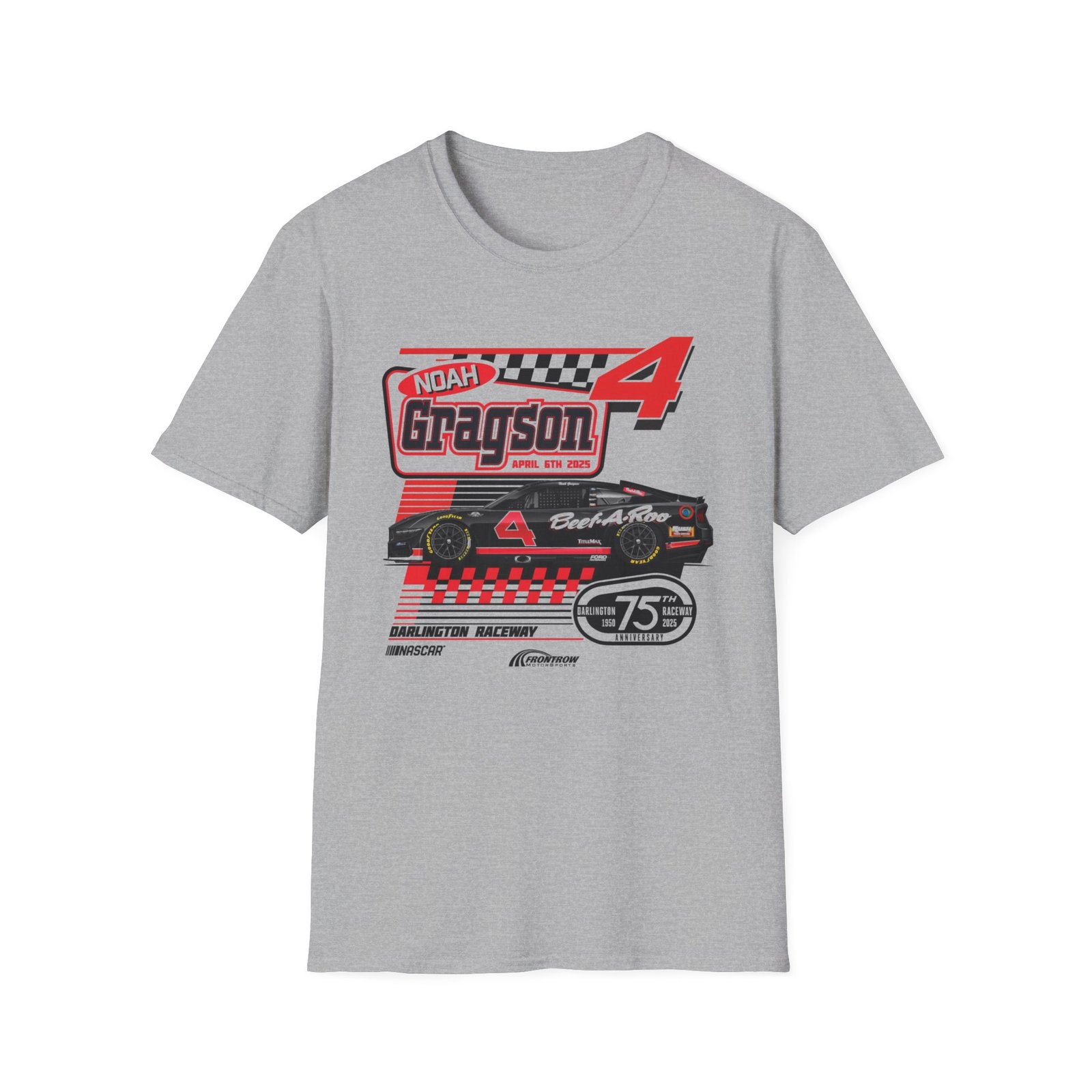 Noah Gragson Beef a Roo 1 Spot Darlington Unisex Softstyle T-Shirt