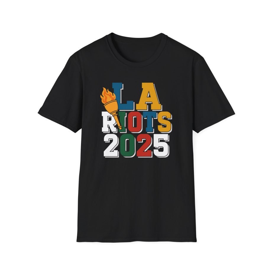 Larry Elder La Riots 2025 unisex softstyle t-shirt