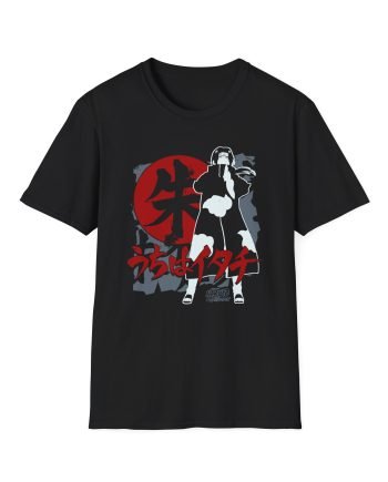Naruto Itachi Uchiha Akatsuki Unisex Softstyle T-Shirt