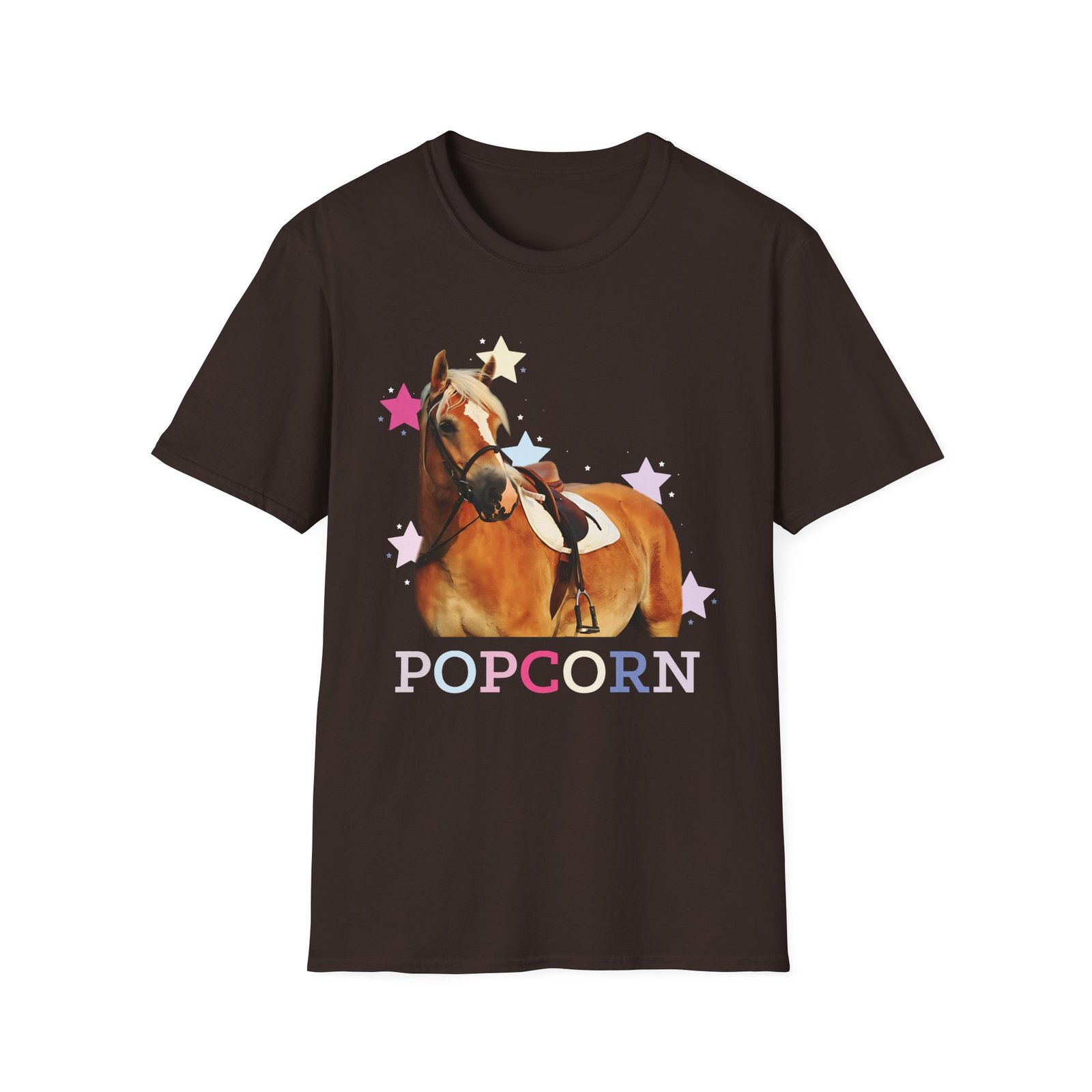Harlow and Popcorn Stars Unisex Softstyle T-Shirt