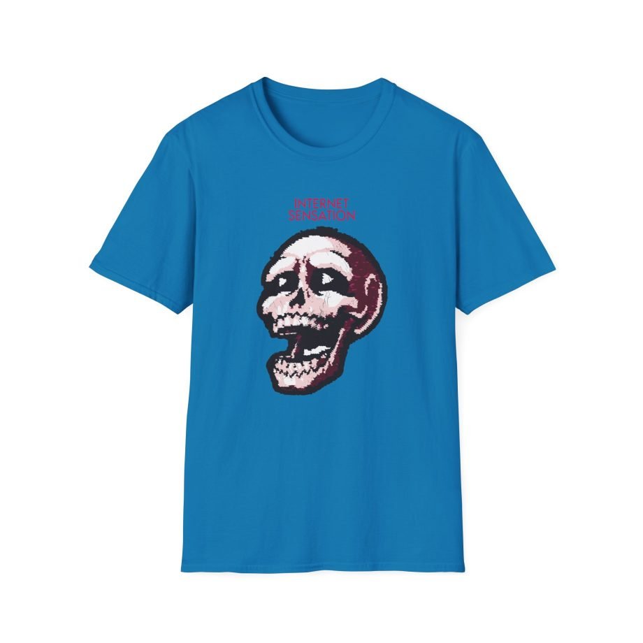 Imallexx Sequin Skull Internet Sensation Unisex Softstyle T-Shirt