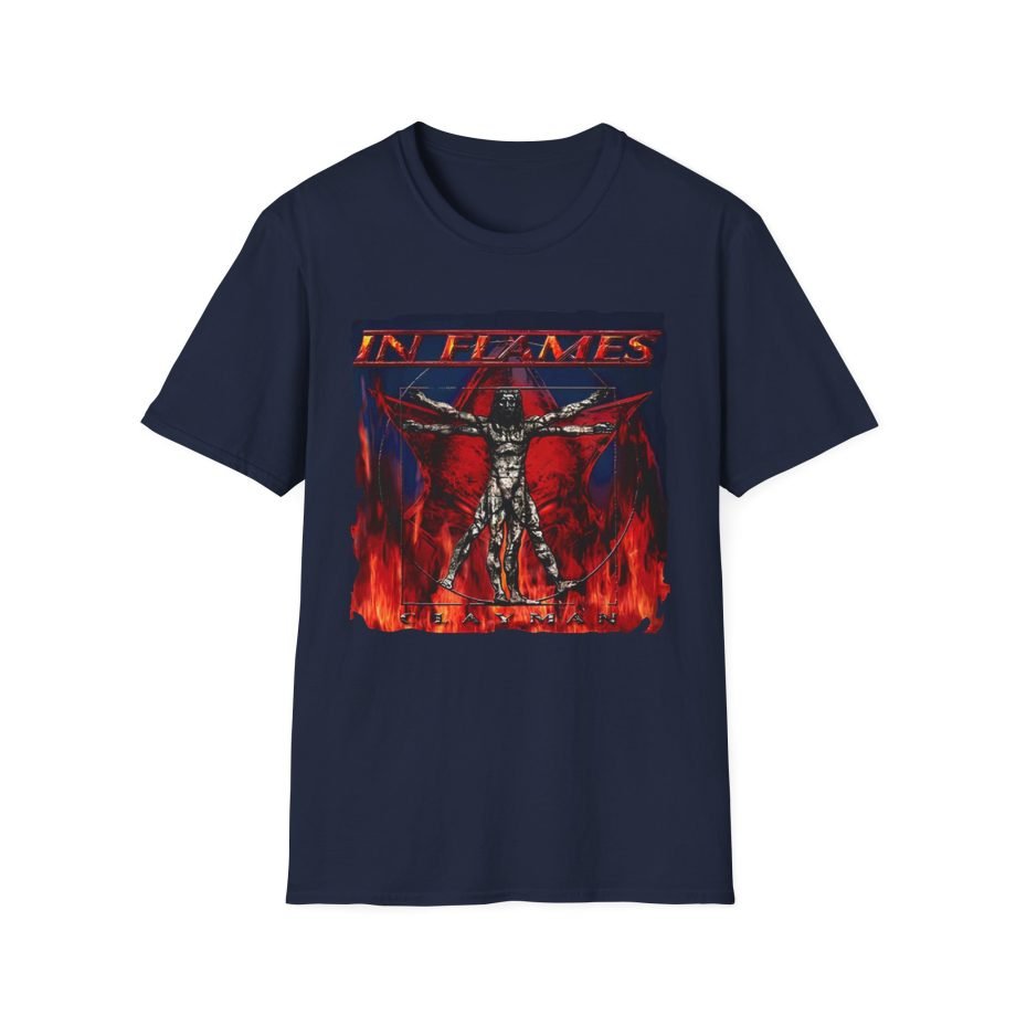 In Flames Clayman Album Art Unisex Softstyle T-Shirt